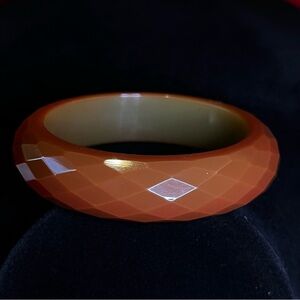 Vintage Faceted Bakelite Bangle
